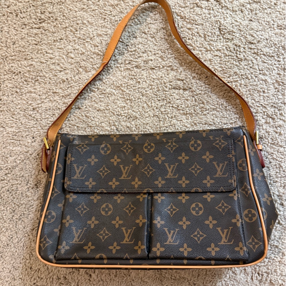 Louis Vuitton Brown Monogram Messenger Bag